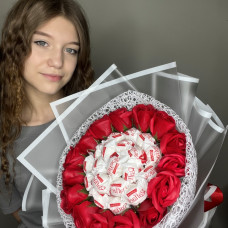 BS1-075 Bouquet for You. Height 30cm, Diameter 28cm