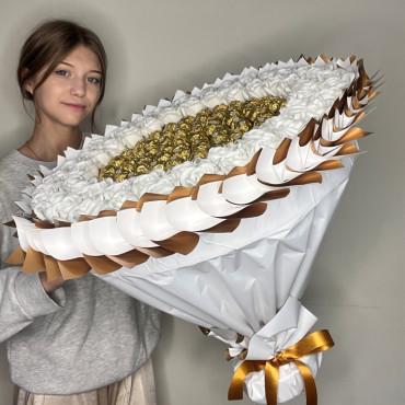 BS1-103 Słodki dotyk róży, wysokość 50cm, średnica 50cm