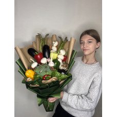 BO-11 Bukiet warzywny Bella, wysokość 70cm, średnica 60cm