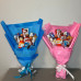 BS1-041 Candy bouquet Magical Land, pink color, height 40cm, width 35cm