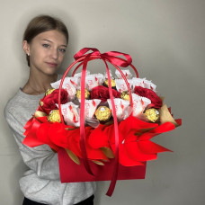 BS1-105 Różane złoto, wysokość 35cm, średnica 38cm