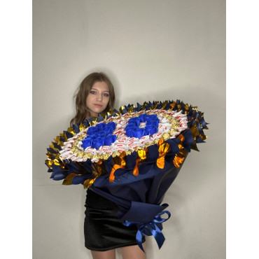 BS1-111 Złocista róża, wysokość 50cm, średnica 50cm 