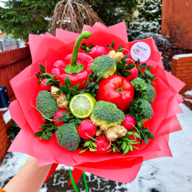 BO-6-Fruit and vegetable bouquet "Annie"