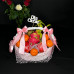 Basket with fruits KO-4 elegant set