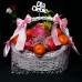 Basket with fruits KO-4 elegant set